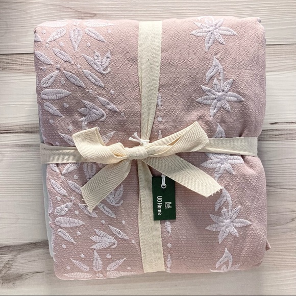 UO Embroidered Cross-Dyed Duvet Cover - Picture 3 of 9